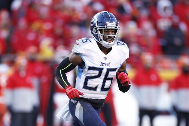 KANSAS CITY, MO - JANUARY 19: Logan Ryan #26 of the Tennessee Titans in action on defense during the AFC Championship game against the Kansas City Chiefs at Arrowhead Stadium on January 19, 2020 in Kansas City, Missouri. The Chiefs defeated the Titans 35-24. (Photo by Joe Robbins/Getty Images) KANSAS CITY, MO - JANUARY 19: Logan Ryan #26 of the Tennessee Titans in action on defense during the AFC Championship game against the Kansas City Chiefs at Arrowhead Stadium on January 19, 2020 in Kansas City, Missouri. The Chiefs defeated the Titans 35-24. (Photo by Joe Robbins/Getty Images)