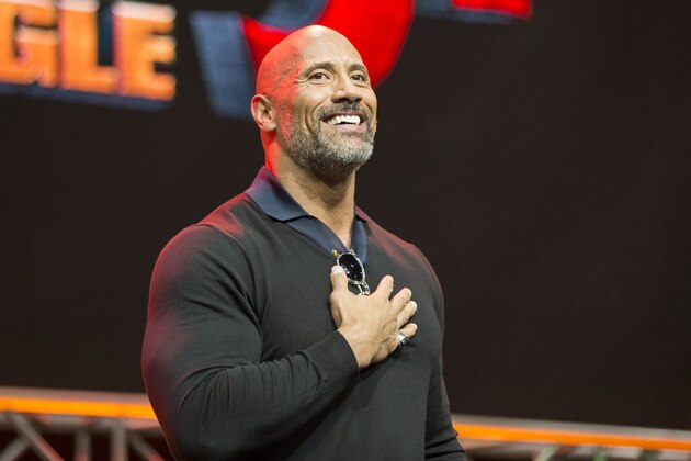 LOS ANGELES, CA - OCTOBER 28:  Actor Dwayne Johnson onstage at ENTERTAINMENT WEEKLY Presents Dwayne