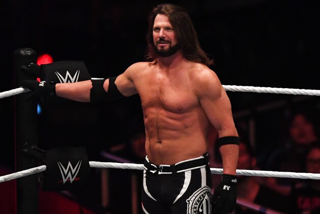 TOKYO,JAPAN - JUNE 28: AJ Styles looks on during the WWE Live Tokyo at Ryogoku Kokugikan on June 28, 2019 in Tokyo, Japan. (Photo by Etsuo Hara/Getty Images)