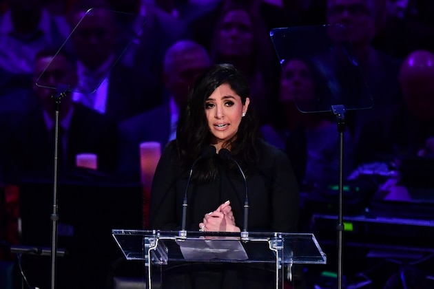 Kobe Bryant's wife Vanessa Bryant speaks during the Kobe Bryant's wife Vanessa Bryant speaks during the