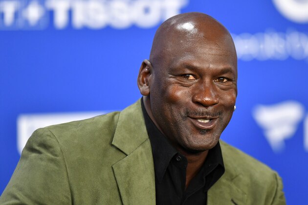 PARIS, FRANCE - JANUARY 24: Michael Jordan attends a press conference before the NBA Paris Game match between Charlotte Hornets and Milwaukee Bucks on January 24, 2020 in Paris, France. (Photo by Aurelien Meunier/Getty Images) PARIS, FRANCE - JANUARY 24: Michael Jordan attends a press conference before the NBA Paris Game match between Charlotte Hornets and Milwaukee Bucks on January 24, 2020 in Paris, France. (Photo by Aurelien Meunier/Getty Images)