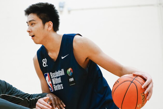 CHICAGO, IL - FEBRUARY 15: Kai Sotto #82 handles the ball during the BWB Camp as part of 2020 NBA All Star Weekend on February 15, 2020 at Quest Multisport in Chicago, Illinois. NOTE TO USER: User expressly acknowledges and agrees that, by downloading and or using this photograph, User is consenting to the terms and conditions of the Getty Images License Agreement. Mandatory Copyright Notice: Copyright 2020 NBAE (Photo by Nicole Sweet/NBAE via Getty Images)