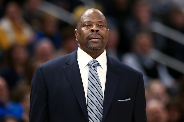 MILWAUKEE, WISCONSIN - FEBRUARY 26: Head coach Patrick Ewing of the Georgetown Hoyas looks on in the second half against the Marquette Golden Eagles at Fiserv Forum on February 26, 2020 in Milwaukee, Wisconsin. (Photo by Dylan Buell/Getty Images)