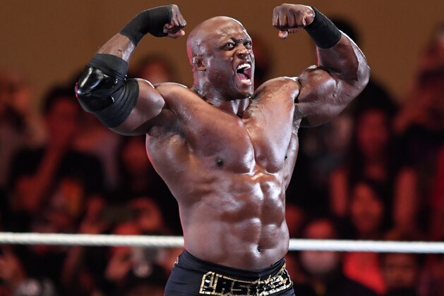 TOKYO,JAPAN - JUNE 29: Bobby Lashley enters the ring during the WWE Live Tokyo at Ryogoku Kokugikan on June 29, 2019 in Tokyo, Japan. (Photo by Etsuo Hara/Getty Images) TOKYO,JAPAN - JUNE 29: Bobby Lashley enters the ring during the WWE Live Tokyo at Ryogoku Kokugikan on June 29, 2019 in Tokyo, Japan. (Photo by Etsuo Hara/Getty Images)