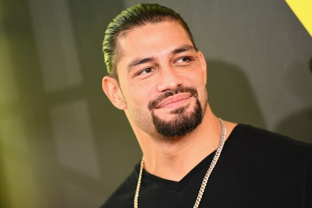 SANTA MONICA, CA - JULY 19:  Wrestler Roman Reigns attends the Nickelodeon Kids' Choice Sports 2018 at Barker Hangar on July 19, 2018 in Santa Monica, California.  (Photo by Emma McIntyre/Getty Images)