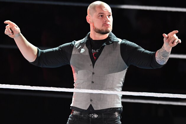 TOKYO,JAPAN - JUNE 29: Baron Corbin enters the ring during the WWE Live Tokyo at Ryogoku Kokugikan on June 29, 2019 in Tokyo, Japan. (Photo by Etsuo Hara/Getty Images)