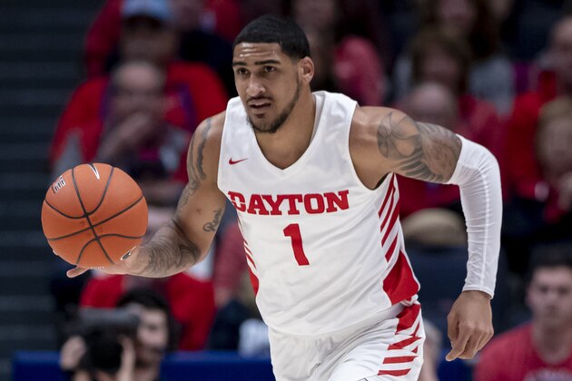 DAYTON, OH - FEBRUARY 28: Obi Toppin #1 of the Dayton Flyers brings the ball up court during the game against the Davidson Wildcats at UD Arena on February 28, 2020 in Dayton, Ohio. (Photo by Michael Hickey/Getty Images) DAYTON, OH - FEBRUARY 28: Obi Toppin #1 of the Dayton Flyers brings the ball up court during the game against the Davidson Wildcats at UD Arena on February 28, 2020 in Dayton, Ohio. (Photo by Michael Hickey/Getty Images)