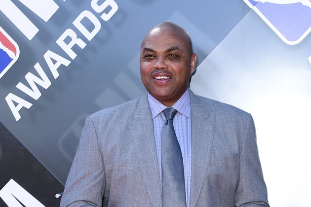 FILE - In this June 25, 2018, file photo Charles Barkley arrives for the NBA Awards at the Barker Hangar in Santa Monica, Calif. Barkley was honored in Philadelphia when he received the Lew Klein Excellence in the Media Award at Temple University on Friday, Oct. 5, 2018. (Photo by Richard Shotwell/Invision/AP, File)