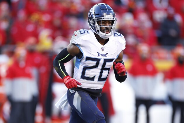 KANSAS CITY, MO - JANUARY 19: Logan Ryan #26 of the Tennessee Titans in action on defense during the AFC Championship game against the Kansas City Chiefs at Arrowhead Stadium on January 19, 2020 in Kansas City, Missouri. The Chiefs defeated the Titans 35-24. (Photo by Joe Robbins/Getty Images) KANSAS CITY, MO - JANUARY 19: Logan Ryan #26 of the Tennessee Titans in action on defense during the AFC Championship game against the Kansas City Chiefs at Arrowhead Stadium on January 19, 2020 in Kansas City, Missouri. The Chiefs defeated the Titans 35-24. (Photo by Joe Robbins/Getty Images)