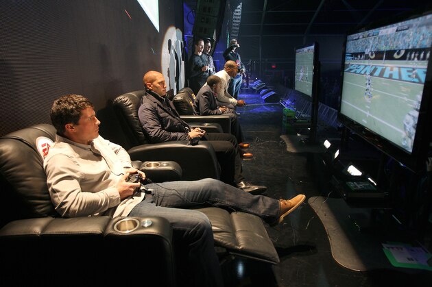 IMAGE DISTRIBUTED FOR EA SPORTS - NFL players compete in the