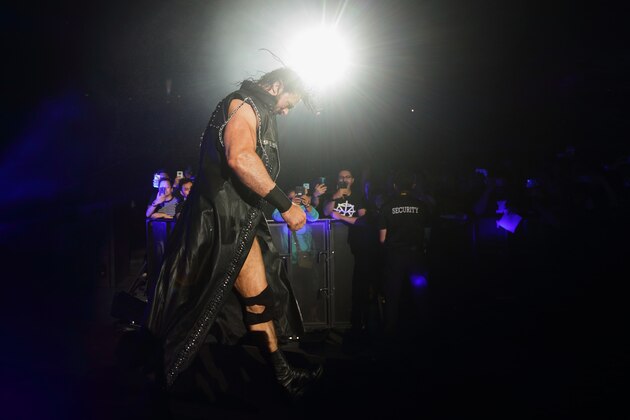 SINGAPORE - JUNE 27:  Drew McIntyre enters the ring during the WWE Live Singapore at the Singapore Indoor Stadium on June 27, 2019 in Singapore.  (Photo by Suhaimi Abdullah/Getty Images for Singapore Sports Hub)