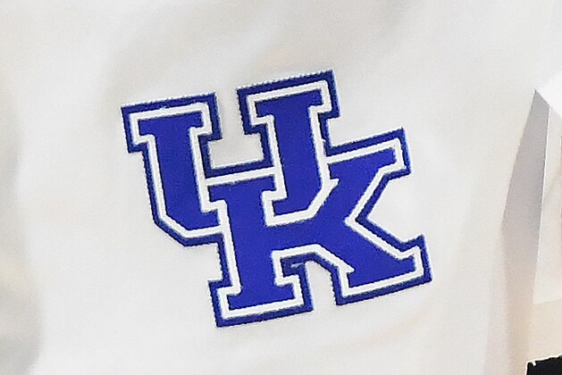 JACKSONVILLE, FL - MARCH 23:  The Kentucky Wildcats logo on a pair of shorts during the Second Round of the NCAA Basketball Tournament against the Wofford Terriers at the VyStar Veterans Memorial Arena on March 23 2019 in Jacksonville, Florida.  (Photo by Mitchell Layton/Getty Images)