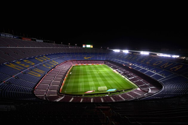 BARCELONA, SPAIN - DECEMBER 07: A general view of the stadium prior to the Liga match between FC Barcelona and RCD Mallorca at Camp Nou on December 07, 2019 in Barcelona, Spain. (Photo by Alex Caparros/Getty Images)