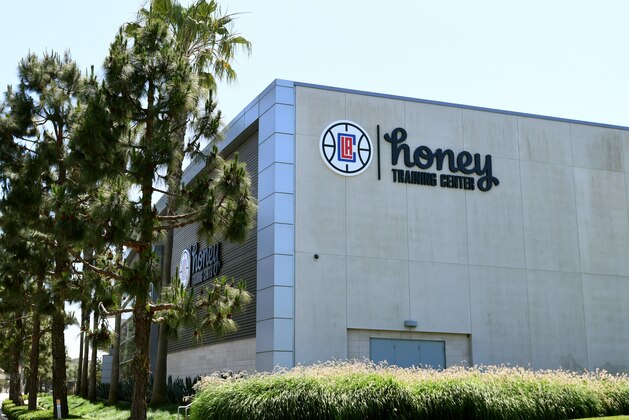 LOS ANGELES, CALIFORNIA - APRIL 28: Exterior of the Honey Training Center where the LA Clippers practice on April 28, 2020 in Los Angeles, California, United States. (Photo by Harry How/Getty Images) LOS ANGELES, CALIFORNIA - APRIL 28: Exterior of the Honey Training Center where the LA Clippers practice on April 28, 2020 in Los Angeles, California, United States. (Photo by Harry How/Getty Images)