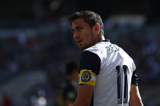 LOS ANGELES, CA - JUNE 30:  Alejandro Bedoya #11 of Philadelphia Union looks on during the MLS match at Banc of California Stadium on June 30, 2018 in Los Angeles, California. Los Angeles FC defeated the Philadelphia Union 4-1.  (Photo by Victor Decolongon/Getty Images)