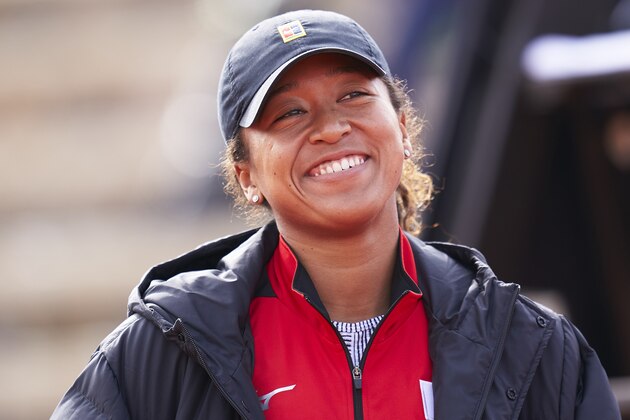 CARTAGENA, SPAIN - FEBRUARY 08: Naomi Osaka of Japan attends during the 2020 Fed Cup Qualifier between Spain and Japan at Centro de Tenis La Manga Club on February 08, 2020 in Cartagena, Spain. (Photo by Quality Sport Images/Getty Images)