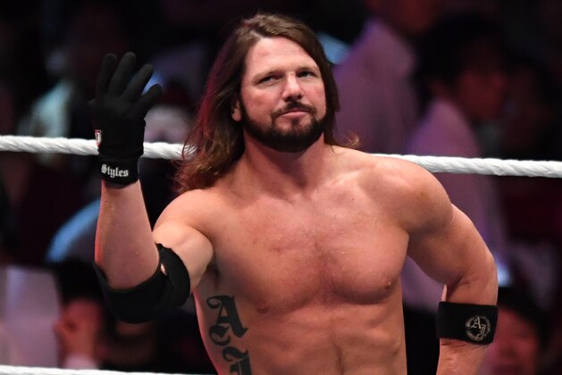 TOKYO,JAPAN - JUNE 29: AJ Styles looks on during the WWE Live Tokyo at Ryogoku Kokugikan on June 29, 2019 in Tokyo, Japan. (Photo by Etsuo Hara/Getty Images)