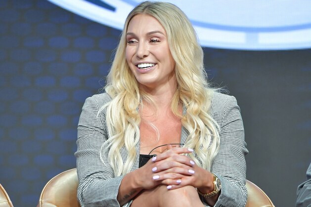 BEVERLY HILLS, CA - AUGUST 07: Charlotte Flair of Fox Sports speaks during the Fox segment of the 2019 Summer TCA Press Tour at The Beverly Hilton Hotel on August 7, 2019 in Beverly Hills, California. (Photo by Amy Sussman/Getty Images)