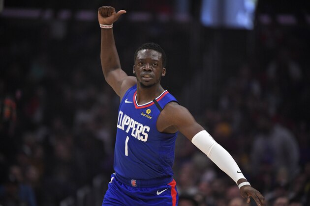 Los Angeles Clippers guard Reggie Jackson gestures during the first half of an NBA basketball game against the Philadelphia 76ers Sunday, March 1, 2020, in Los Angeles. (AP Photo/Mark J. Terrill) Los Angeles Clippers guard Reggie Jackson gestures during the first half of an NBA basketball game against the Philadelphia 76ers Sunday, March 1, 2020, in Los Angeles. (AP Photo/Mark J. Terrill)