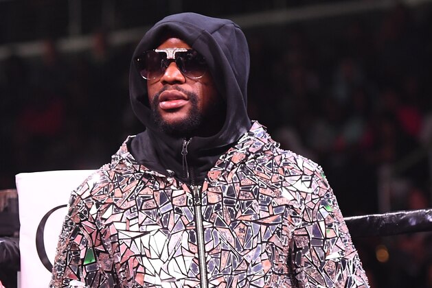 ATLANTA, GEORGIA - DECEMBER 28: (EDITORIAL USE ONLY)  Floyd Mayweather attends 2019 World Lightweight & World Light Heavy Weight Championships at State Farm Arena on December 28, 2019 in Atlanta, Georgia. (Photo by Paras Griffin/Getty Images)