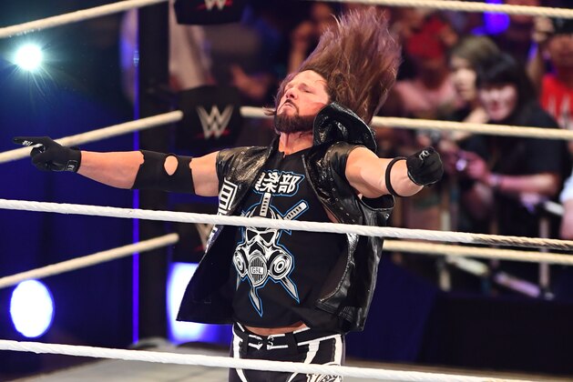 TOKYO,JAPAN - JUNE 28: AJ Styles enters the ring during the WWE Live Tokyo at Ryogoku Kokugikan on June 28, 2019 in Tokyo, Japan. (Photo by Etsuo Hara/Getty Images)