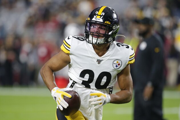 Pittsburgh Steelers free safety Minkah Fitzpatrick (39) during an NFL football game against the Arizona Cardinals, Sunday, Dec. 8, 2019, in Glendale, Ariz. (AP Photo/Rick Scuteri)