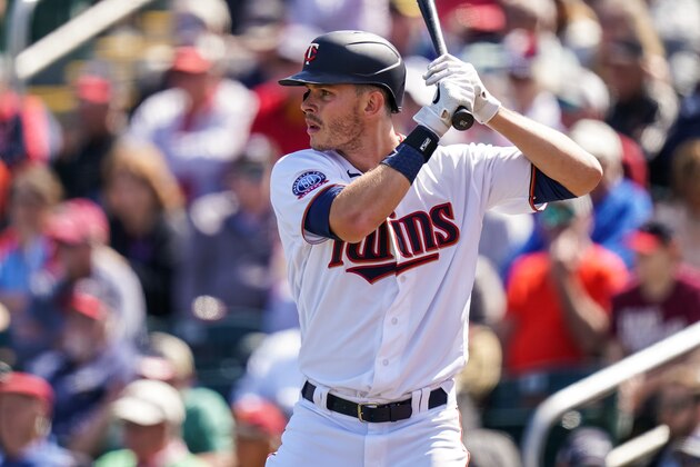 FORT MYERS, FL- FEBRUARY 28: Max Kepler #26 of the Minnesota Twins bats during a spring training game against the Boston Red Sox on February 28, 2020 at the Hammond Stadium in Fort Myers, Florida. (Photo by Brace Hemmelgarn/Minnesota Twins/Getty Images)