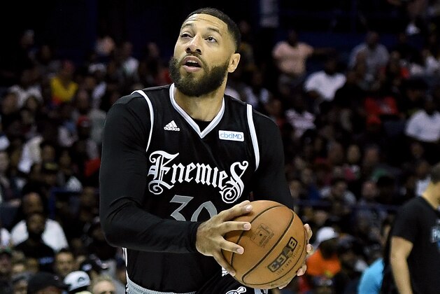 CHICAGO, ILLINOIS - AUGUST 03: Royce White #30 of the Enemies dribbles the ball in the second half against the Power during week seven of the BIG3 three on three basketball league at Allstate Arena on August 03, 2019 in Chicago, Illinois. (Photo by Stacy Revere/BIG3 via Getty Images) CHICAGO, ILLINOIS - AUGUST 03: Royce White #30 of the Enemies dribbles the ball in the second half against the Power during week seven of the BIG3 three on three basketball league at Allstate Arena on August 03, 2019 in Chicago, Illinois. (Photo by Stacy Revere/BIG3 via Getty Images)