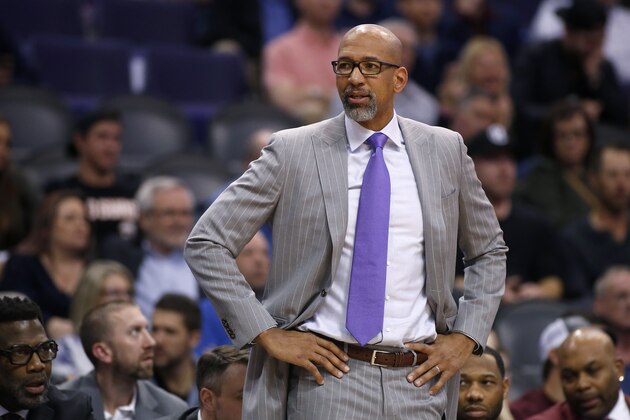 Phoenix Suns head coach Monty Williams during the second half of an NBA basketball game against the Denver Nuggets, Saturday, Feb. 8, 2020, in Phoenix. (AP Photo/Ralph Freso)