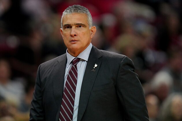 COLUMBIA, SOUTH CAROLINA - DECEMBER 08: Head coach Frank Martin of the South Carolina Gamecocks during the second half during their game against the Houston Cougars at Colonial Life Arena on December 08, 2019 in Columbia, South Carolina. (Photo by Jacob Kupferman/Getty Images)