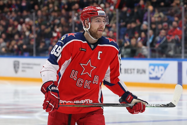 MOSCOW, RUSSIA - JANUARY 21: Nikita Nesterov #89 of the CSKA skates against the SKA Saint Petersburg at the Arena CSKA Moscow on January 21, 2020 in Moscow, Russia. (Photo by Anna Sergeeva/ Getty Images) MOSCOW, RUSSIA - JANUARY 21: Nikita Nesterov #89 of the CSKA skates against the SKA Saint Petersburg at the Arena CSKA Moscow on January 21, 2020 in Moscow, Russia. (Photo by Anna Sergeeva/ Getty Images)