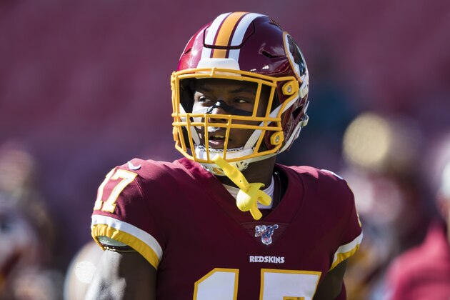 LANDOVER, MD - DECEMBER 15: Terry McLaurin #17 of the Washington Redskins warms up before the game against the Philadelphia Eagles at FedExField on December 15, 2019 in Landover, Maryland. (Photo by Scott Taetsch/Getty Images) LANDOVER, MD - DECEMBER 15: Terry McLaurin #17 of the Washington Redskins warms up before the game against the Philadelphia Eagles at FedExField on December 15, 2019 in Landover, Maryland. (Photo by Scott Taetsch/Getty Images)
