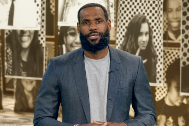 UNSPECIFIED - MAY 16: In this screengrab, LeBron James speaks during Graduate Together: America Honors the High School Class of 2020 on May 16, 2020. (Photo by Getty Images/Getty Images for EIF & XQ)