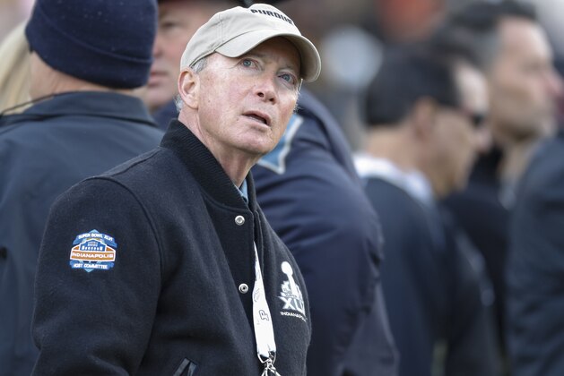 WEST LAFAYETTE, IN - NOVEMBER 02: Purdue University President Mitch Daniels is seen during the game against the Nebraska Cornhuskers at Ross-Ade Stadium on November 2, 2019 in West Lafayette, Indiana. (Photo by Michael Hickey/Getty Images)