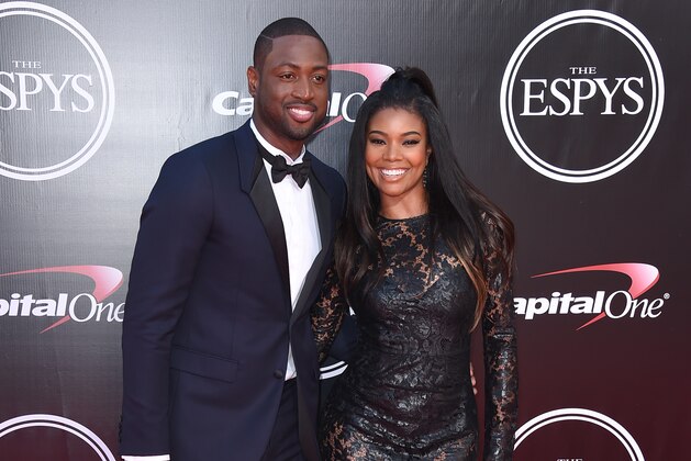 NBA basketball player Dwyane Wade, left, and Gabrielle Union arrive at the ESPY Awards at the Microsoft Theater on Wednesday, July 13, 2016, in Los Angeles. (Photo by Jordan Strauss/Invision/AP) NBA basketball player Dwyane Wade, left, and Gabrielle Union arrive at the ESPY Awards at the Microsoft Theater on Wednesday, July 13, 2016, in Los Angeles. (Photo by Jordan Strauss/Invision/AP)