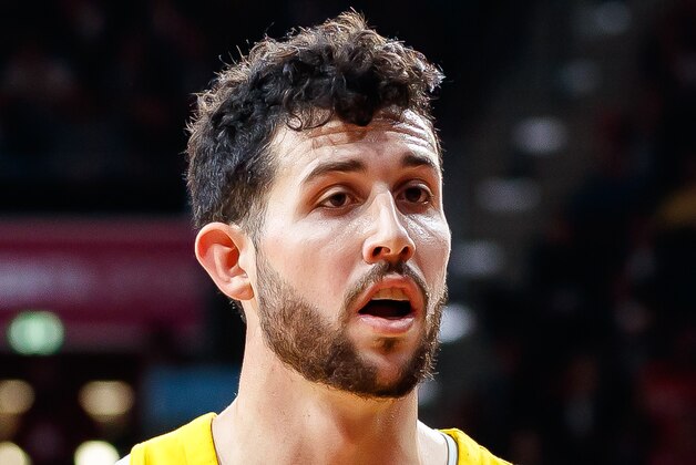 MUNICH, GERMANY - MARCH 07: Angelo Caloiaro of Maccabi Fox Tel Aviv looks on during the Turkish Airlines EuroLeague match between FC Bayern Munich and Maccabi Fox Tel Aviv at Audi Dome on March 07, 2019 in Munich, Germany. (Photo by TF-Images/Getty Images) MUNICH, GERMANY - MARCH 07: Angelo Caloiaro of Maccabi Fox Tel Aviv looks on during the Turkish Airlines EuroLeague match between FC Bayern Munich and Maccabi Fox Tel Aviv at Audi Dome on March 07, 2019 in Munich, Germany. (Photo by TF-Images/Getty Images)