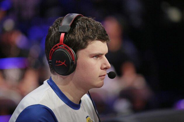 LONG ISLAND CITY, NY - JULY 26: CB13 of Warriors Gaming Squad remains focused during the game against T-Wolves Gaming during the NBA 2K League Playoffs on July 26, 2019 at the NBA 2K Studio in Long Island City, New York. NOTE TO USER: User expressly acknowledges and agrees that, by downloading and/or using this photograph, user is consenting to the terms and conditions of the Getty Images License Agreement. Mandatory Copyright Notice: Copyright 2019 NBAE (Photo by Steven Freeman/NBAE via Getty Images)