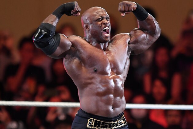 TOKYO,JAPAN - JUNE 29: Bobby Lashley enters the ring during the WWE Live Tokyo at Ryogoku Kokugikan on June 29, 2019 in Tokyo, Japan. (Photo by Etsuo Hara/Getty Images)