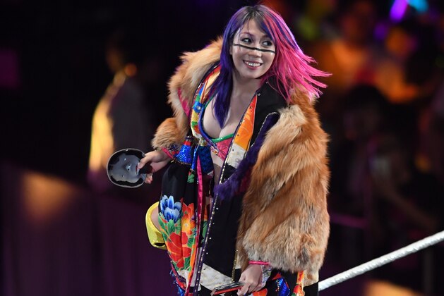 TOKYO,JAPAN - JUNE 29: Asuka enters the ring during the WWE Live Tokyo at Ryogoku Kokugikan on June 29, 2019 in Tokyo, Japan. (Photo by Etsuo Hara/Getty Images)