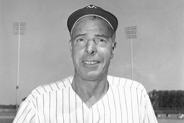 Joe DiMaggio, New York Yankee spring training consultant, in Fort Lauderdale, Fla., in March 1965. (AP Photo/Harold Valentine)