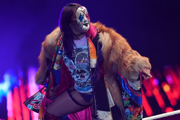 TOKYO,JAPAN - JUNE 28: Asuka enters the ring during the WWE Live Tokyo at Ryogoku Kokugikan on June 28, 2019 in Tokyo, Japan. (Photo by Etsuo Hara/Getty Images)