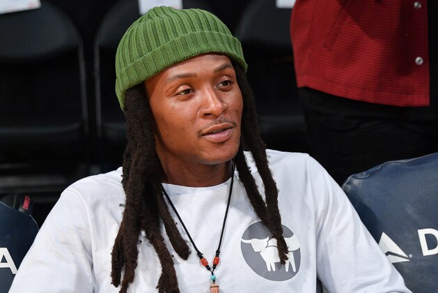 LOS ANGELES, CALIFORNIA - MARCH 10: DeAndre Hopkins attends a basketball game between the Los Angeles Lakers and the Brooklyn Nets at Staples Center on March 10, 2020 in Los Angeles, California. (Photo by Allen Berezovsky/Getty Images) LOS ANGELES, CALIFORNIA - MARCH 10: DeAndre Hopkins attends a basketball game between the Los Angeles Lakers and the Brooklyn Nets at Staples Center on March 10, 2020 in Los Angeles, California. (Photo by Allen Berezovsky/Getty Images)