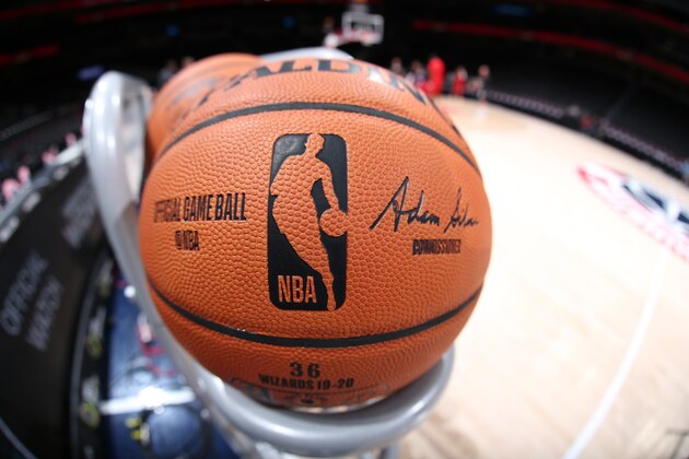 WASHINGTON, DC -  FEBRUARY 24: Generic photo of the game balls used on February 24, 2020 at Capital One Arena in Washington, DC. NOTE TO USER: User expressly acknowledges and agrees that, by downloading and or using this Photograph, user is consenting to the terms and conditions of the Getty Images License Agreement. Mandatory Copyright Notice: Copyright 2020 NBAE (Photo by Ned Dishman/NBAE via Getty Images)
