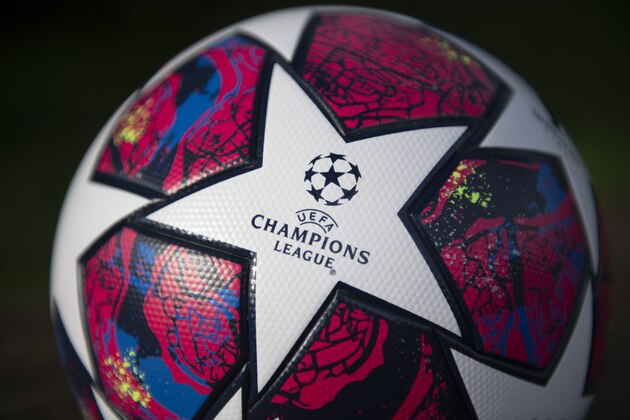 WHICHFORD, ENGLAND - APRIL 07: The official Adidas 'Istanbul 20' UEFA Champions League replica ball photographed on April 07, 2020 in Whichford, United Kingdom.  (Photo by Visionhaus)