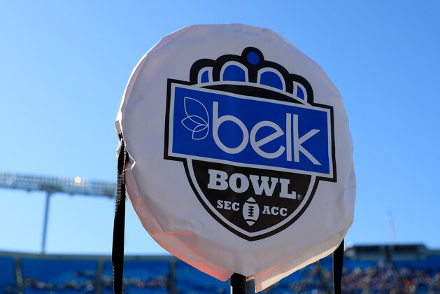 CHARLOTTE, NORTH CAROLINA - DECEMBER 31: A general view of during the Belk Bowl between the Virginia Tech Hokies and Kentucky Wildcats at Bank of America Stadium on December 31, 2019 in Charlotte, North Carolina. (Photo by Streeter Lecka/Getty Images)