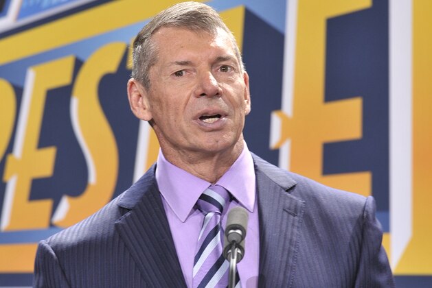 EAST RUTHERFORD, NJ - FEBRUARY 16: Vince McMahon attends a press conference to announce that WWE Wrestlemania 29 will be held at MetLife Stadium in 2013 at MetLife Stadium on February 16, 2012 in East Rutherford, New Jersey. (Photo by Michael N. Todaro/Getty Images)