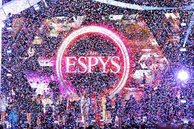 LOS ANGELES, CALIFORNIA - JULY 10: Confetti drops after the United States Women's National Soccer Team accepted the Best Team award onstage during The 2019 ESPYs at Microsoft Theater on July 10, 2019 in Los Angeles, California. (Photo by Kevin Winter/Getty Images)