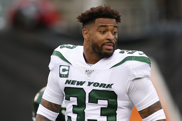 New York Jets strong safety Jamal Adams practices before an NFL football game against the Cincinnati Bengals, Sunday, Dec. 1, 2019, in Cincinnati. (AP Photo/Gary Landers)