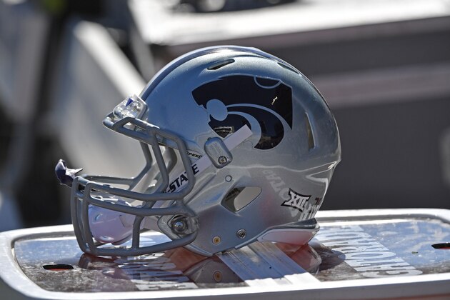 MANHATTAN, KS - OCTOBER 22: A general view of a Kansas State Wildcats helmet during a game against the Texas Longhorns on October 22, 2016 at Bill Snyder Family Stadium in Manhattan, Kansas. (Photo by Peter G. Aiken/Getty Images) MANHATTAN, KS - OCTOBER 22: A general view of a Kansas State Wildcats helmet during a game against the Texas Longhorns on October 22, 2016 at Bill Snyder Family Stadium in Manhattan, Kansas. (Photo by Peter G. Aiken/Getty Images)