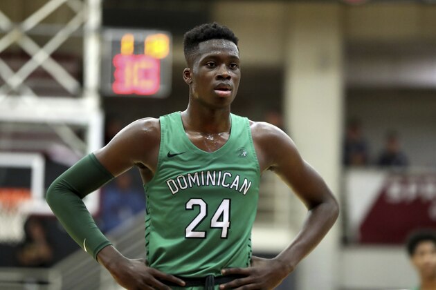Dominican's Alex Antetokounmpo #24 in action against Sierra Canyon during a high school basketball game at the Hoophall Classic, Saturday, January 18, 2020, in Springfield, MA. (AP Photo/Gregory Payan)